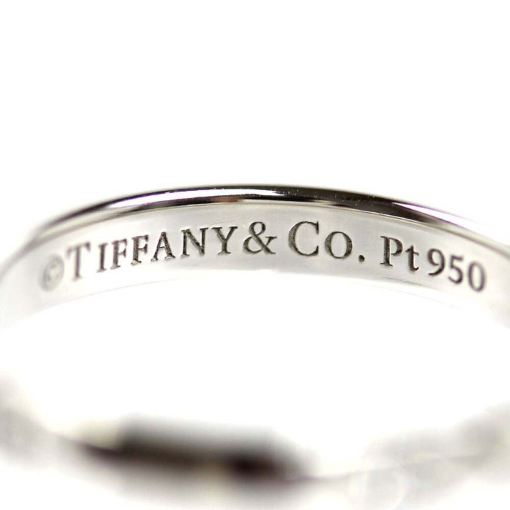 TIFFANY Silver Diamond Ring - Picture 5 of 8